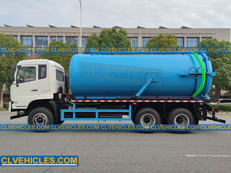 sewer vacuum jetting truck