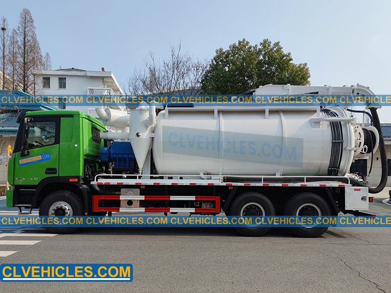 FOTON jetting sewage truck