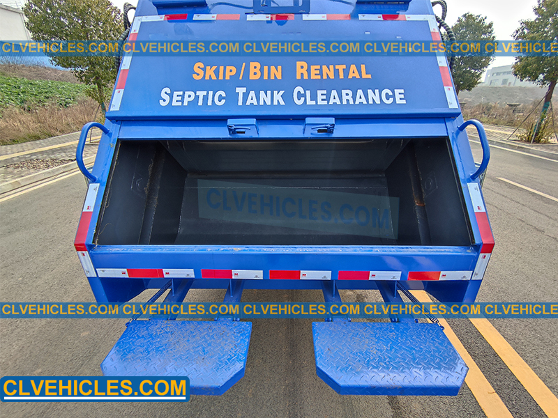 ISUZU RHD rear loader truck