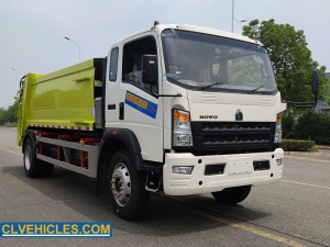 caminhão compactador de lixo
