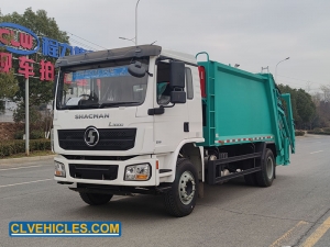 Caminhão compactador de lixo