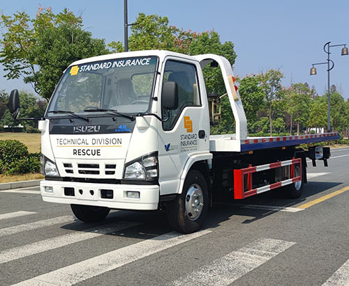 Uma unidade de caminhão destruidor de mesa ISUZU é enviada para as Filipinas