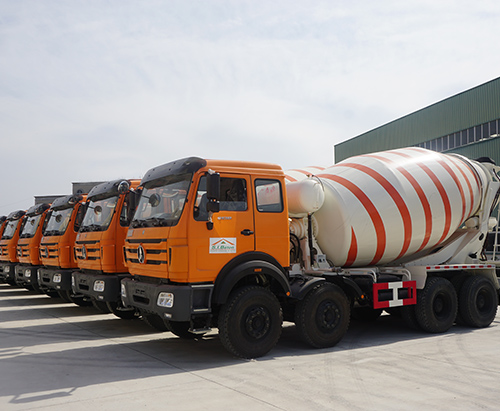 20 unidades de caminhão betoneira para costa do marfim