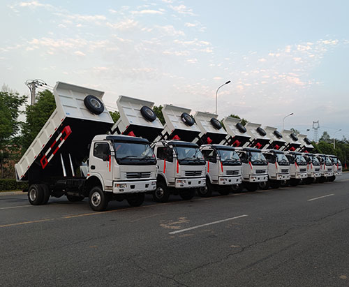 Nove unidades de caminhão basculante leve são enviadas para Bangladesh
