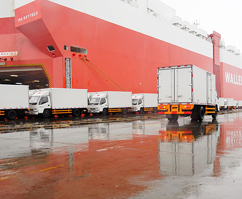 80 unidades de van tipo caminhão navio para a Argélia